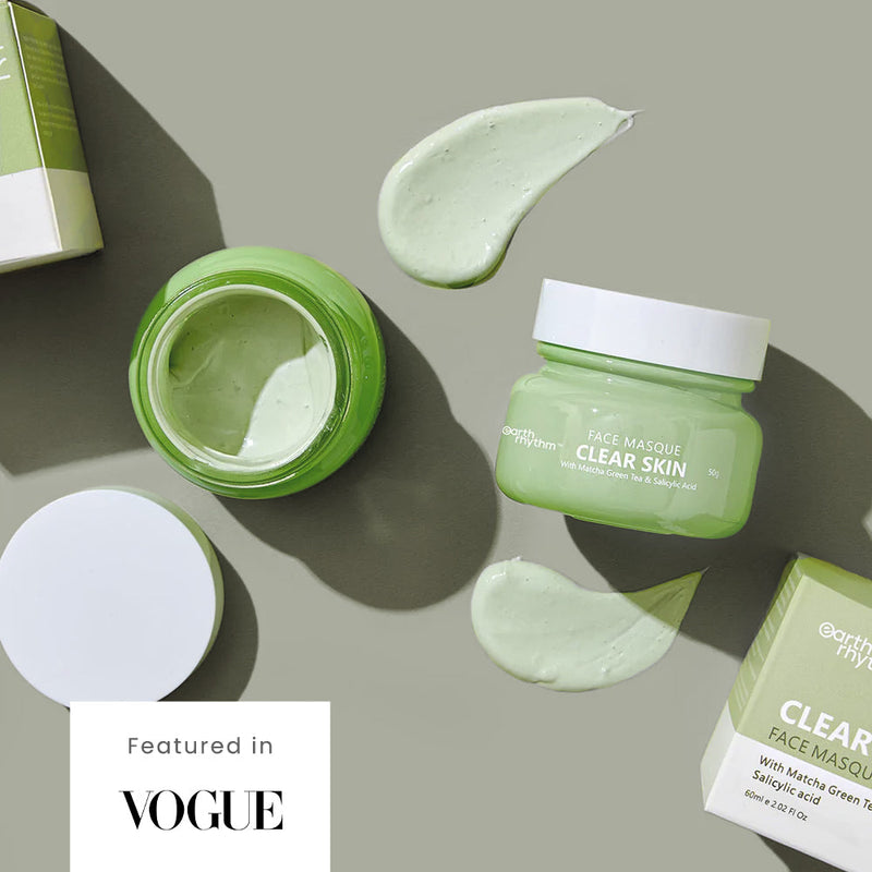 Clear Skin Face Masque With Matcha Green Tea & 2% Salicylic Acid