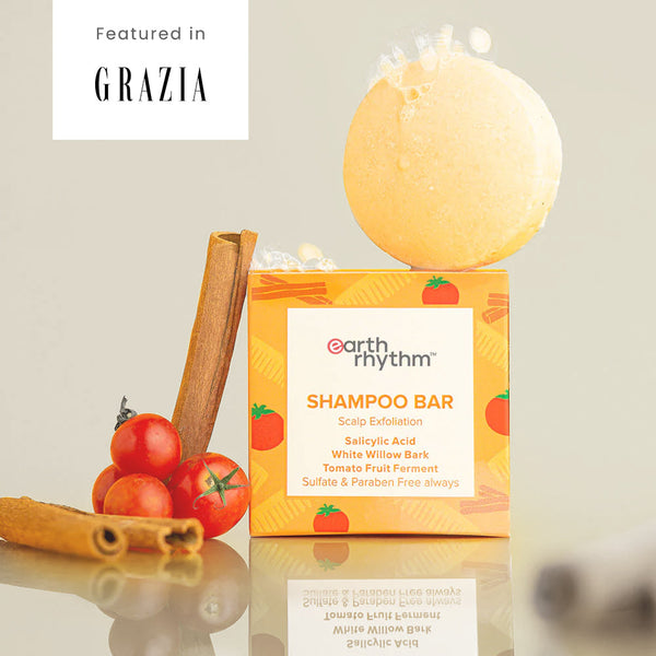 Exfoliating Shampoo Bar With 2% Salicylic Acid, White Willow Bark & Tomato Fruit Ferment
