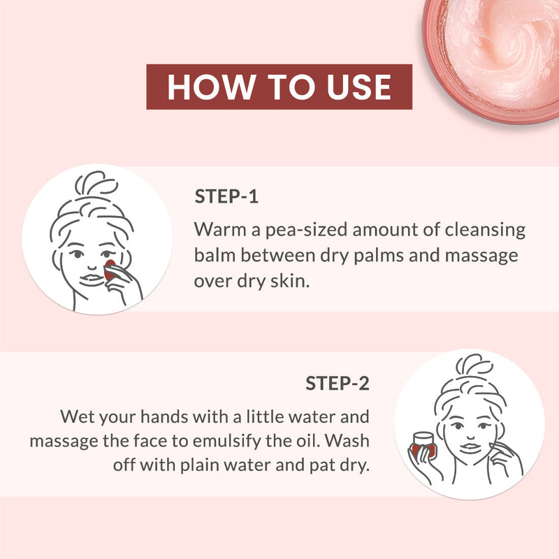 how to use aha glow cleansing balm