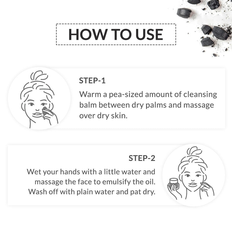 how to use deep pore charcoal cleansing balm