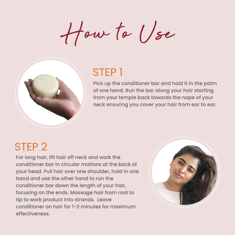 how to use solid conditioner bar