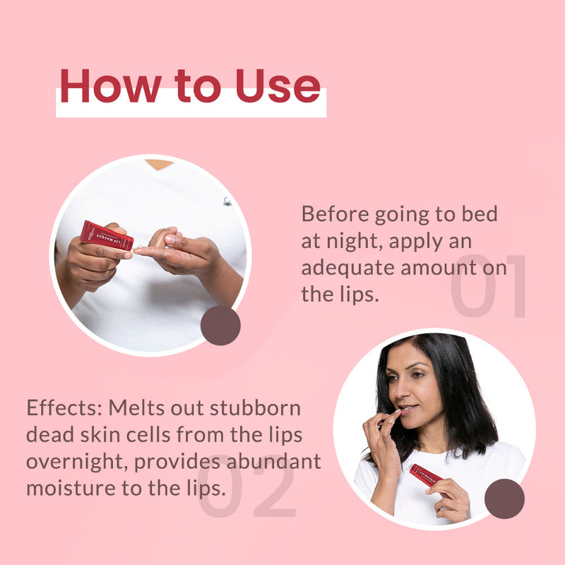 How to use peptide lip mask