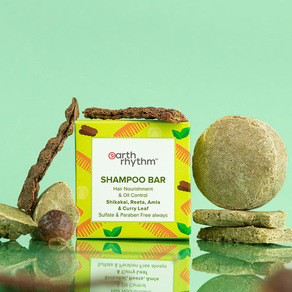 Shampoo Bar With Shikakai, Reeta, Amla & Curry Leaf